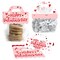 Big Dot of Happiness Happy Valentine's Day - DIY Valentine Hearts Party Clear Goodie Favor Bag Labels - Candy Bags with Toppers - Set of 24